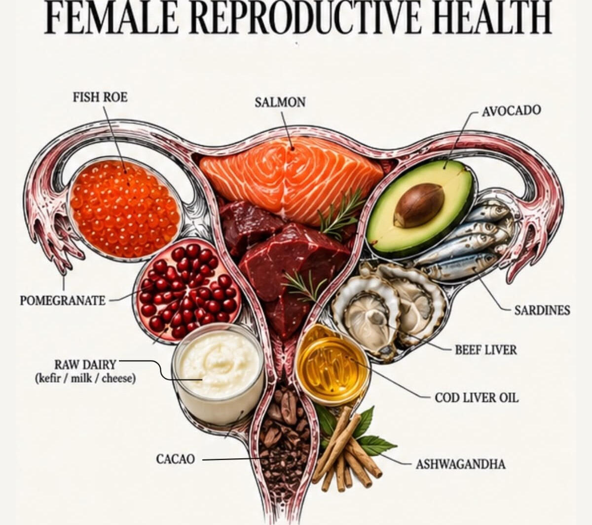 Female helps support hormone balance and egg quality when planning for pregnancy.Fertility Health Diet