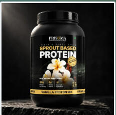 Sprout-Based Protein Jar Vanilla Sprout-based protein designed to fit the rhythm of real life.